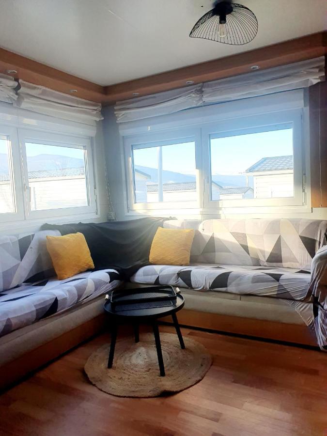 Mobil Home Dans Camping Saillagouse Zewnętrze zdjęcie